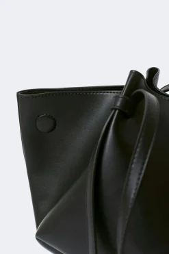 Gina Tricot Strap handle tote bag Svart