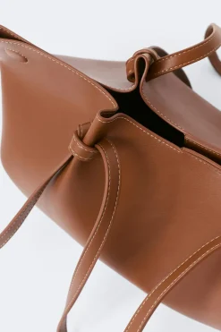 Gina Tricot Strap handle tote bag Brun Clearance