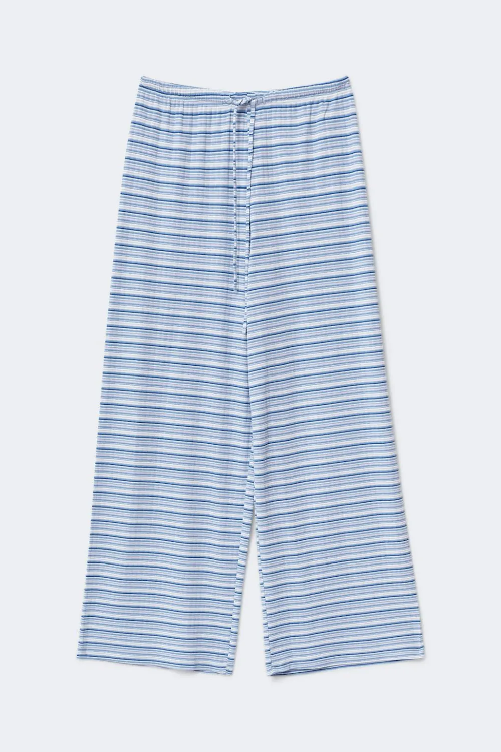 Gina Tricot triped oft trouer Blå