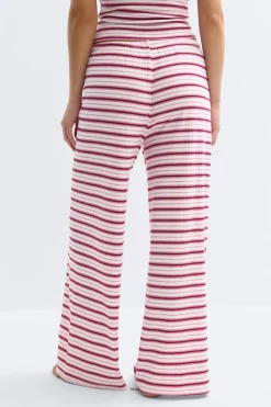 Gina Tricot triped oft trouer Hvit Online