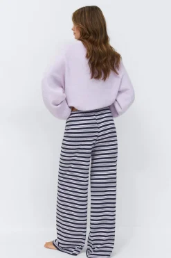 Gina Tricot triped oft trouer Lilla Discount