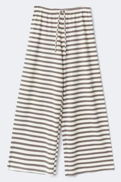 Gina Tricot triped oft trouer Hvit Outlet