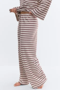 Gina Tricot triped oft trouer Lilla Online