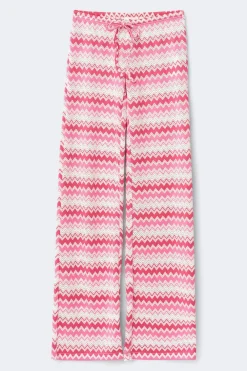 Gina Tricot 14+ triped trouer Hvit Online