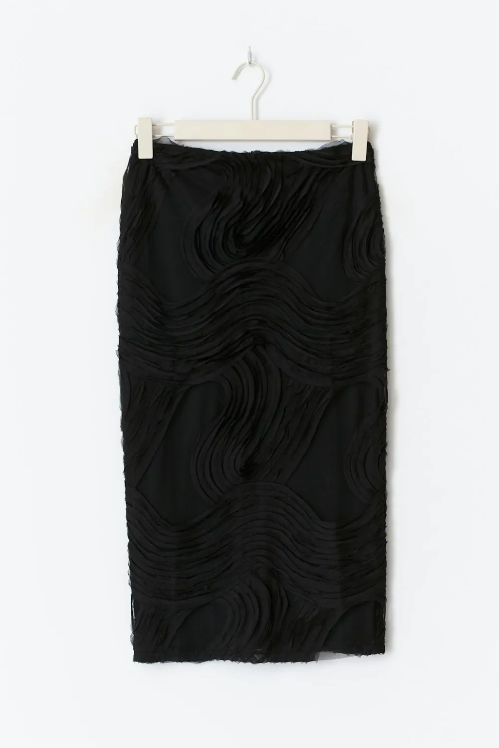 Gina Tricot tructured idi kirt Svart Discount
