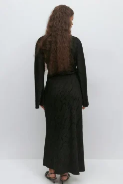 Gina Tricot tructured kirt Svart Sale