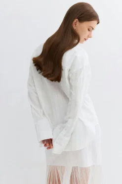 Gina Tricot tructure hirt Hvit Hot