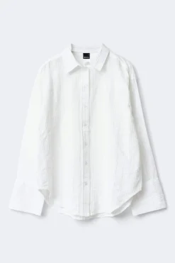 Gina Tricot tructure hirt Hvit Hot