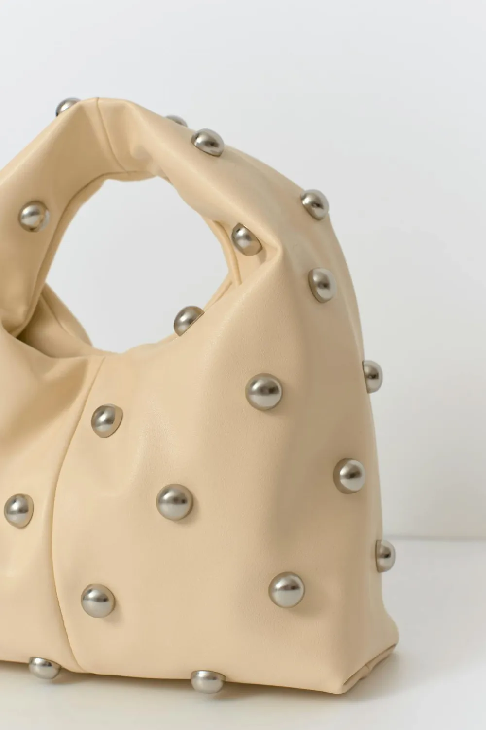 Gina Tricot Studded handbag Gul Clearance
