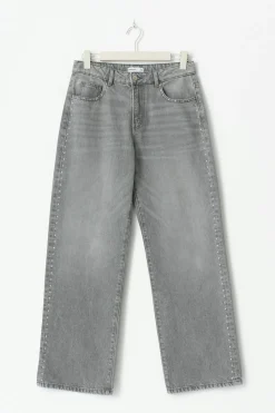 Gina Tricot Studded jeans Grå