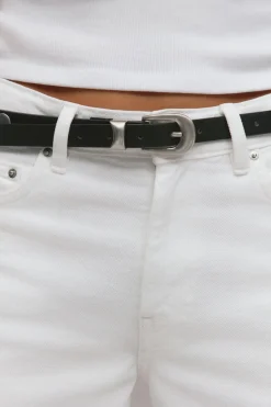 Gina Tricot Stud detail belt Svart Clearance