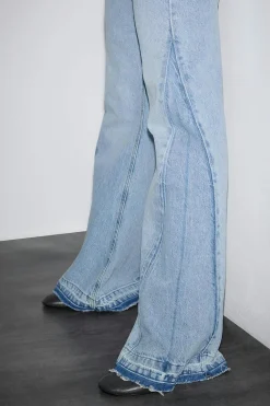 Gina Tricot Super flare jeans Blå