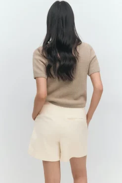 Gina Tricot tailored bermuda shorts Hvit Online