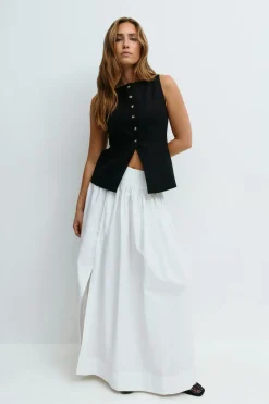 Gina Tricot Taiored boatneck vet Svart