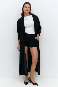 Gina Tricot Taiored ini hort Svart Online