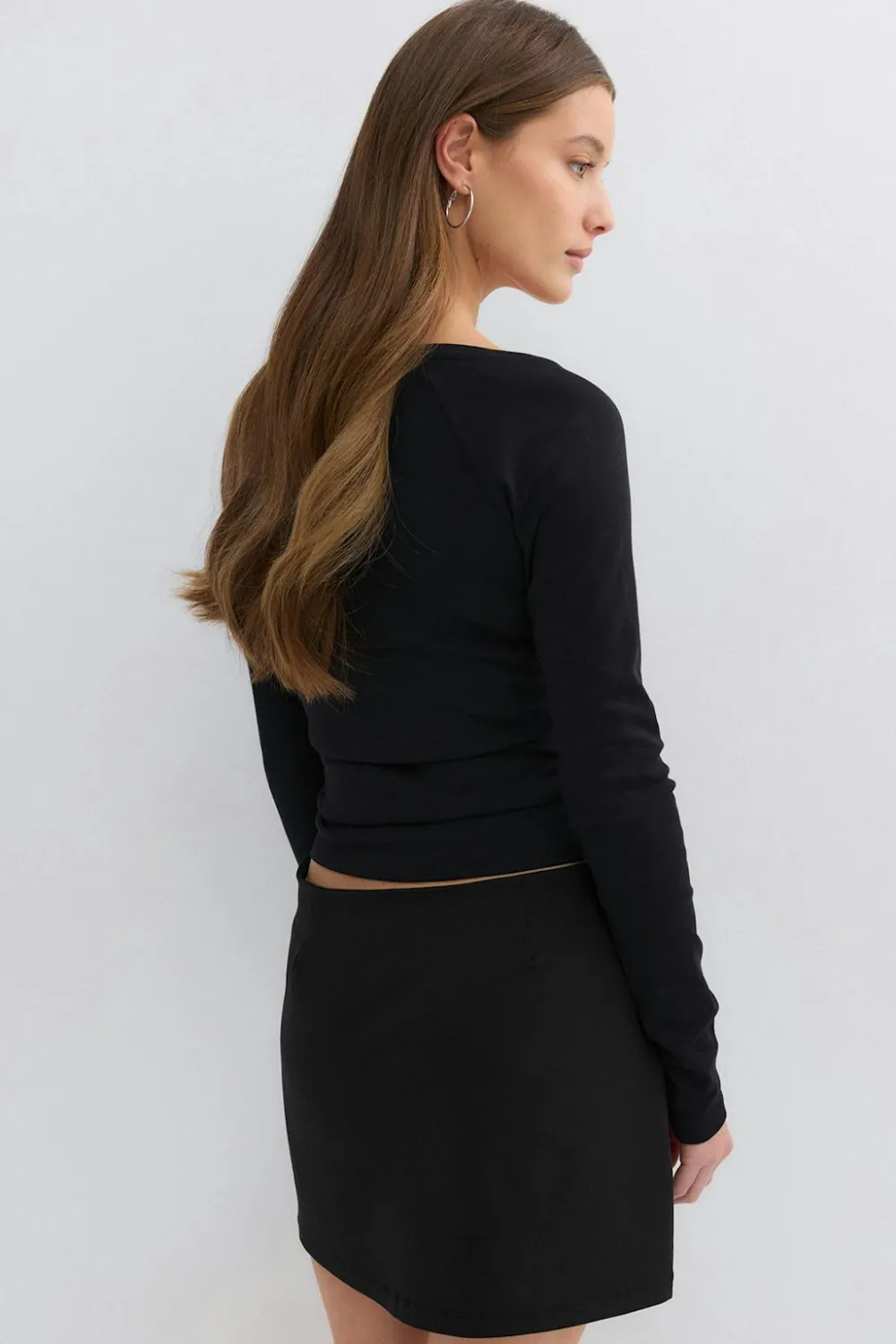 Gina Tricot Taiored ini kirt Svart Online