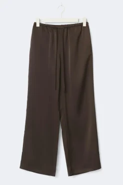 Gina Tricot Ta drawtring atin trouer Brun Outlet