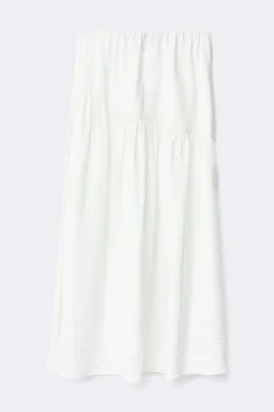 Gina Tricot Ta dropped wait kirt Hvit Discount
