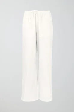 Gina Tricot ta inen bend trouer Hvit Clearance