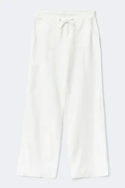 Gina Tricot Tall linen blend trousers Hvit Sale