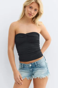 Gina Tricot 14+ tanine bandeau top Svart New