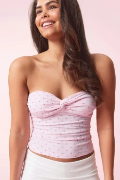 Gina Tricot 14+ tanine bandeau top Rosa Best