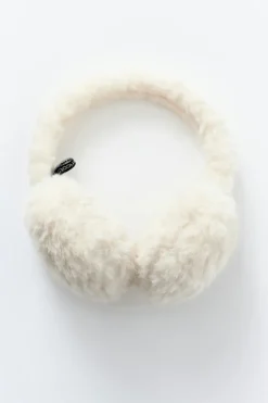 Gina Tricot Teddy ear muffs Hvit Discount