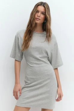 Gina Tricot Tee dre Grå Sale