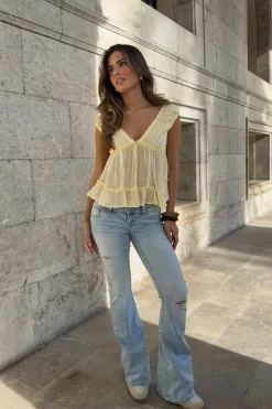 Gina Tricot 14+ the cro ow fare jean Blå Discount