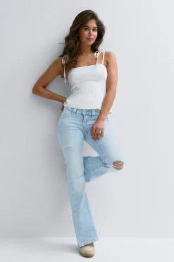 Gina Tricot 14+ the cro ow jean petite Blå Discount