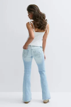 Gina Tricot 14+ the cro ow jean petite Blå Discount