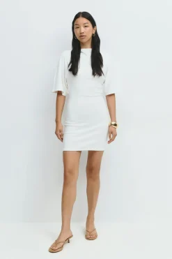 Gina Tricot Tie back dre Hvit Hot