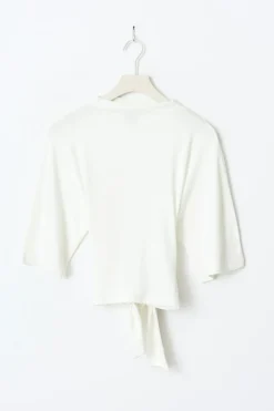 Gina Tricot Tie back tee Hvit Best