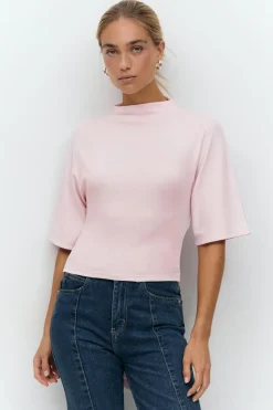 Gina Tricot Tie back tee Rosa Online