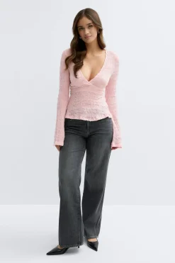 Gina Tricot Tie back top Rosa Outlet