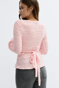 Gina Tricot Tie back top Rosa Outlet