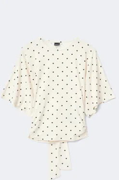 Gina Tricot Tie back top Svart Clearance