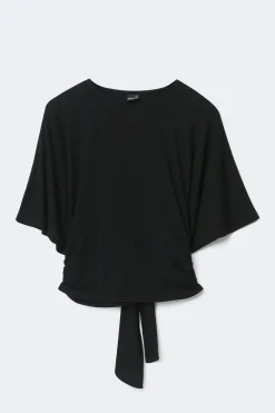 Gina Tricot Tie back top Svart