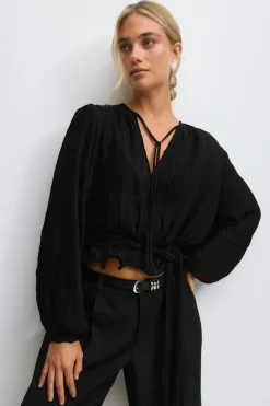 Gina Tricot Tie boue Svart Discount