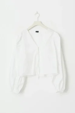 Gina Tricot Tie boue Hvit