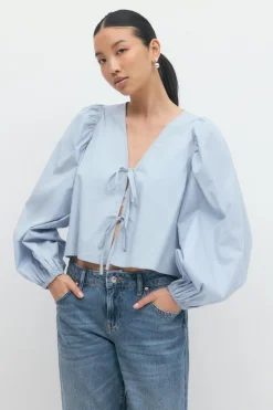 Gina Tricot Tie boue Blå Sale