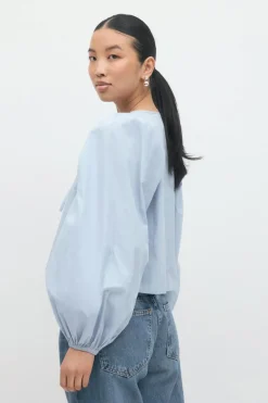 Gina Tricot Tie boue Blå Sale