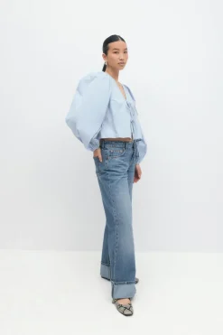 Gina Tricot Tie boue Blå Sale