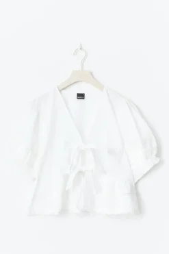 Gina Tricot Tie boue Hvit Best
