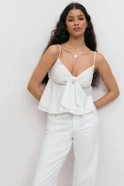 Gina Tricot Tie inget Hvit Clearance
