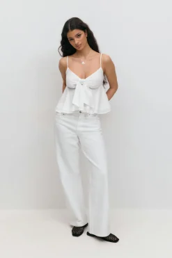 Gina Tricot Tie inget Hvit Clearance