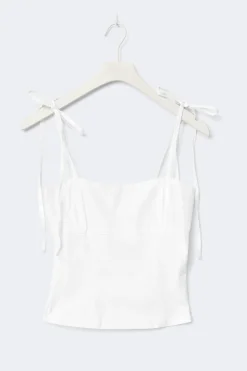 Gina Tricot 14+ tie inget Hvit Outlet