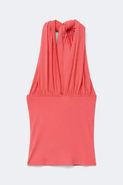 Gina Tricot 14+ tie top Oransje Hot