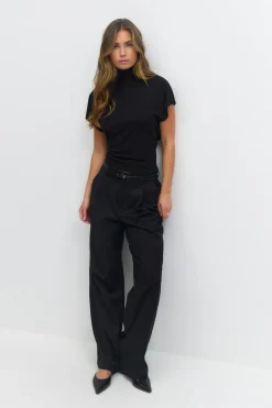 Gina Tricot Tie top Svart Best