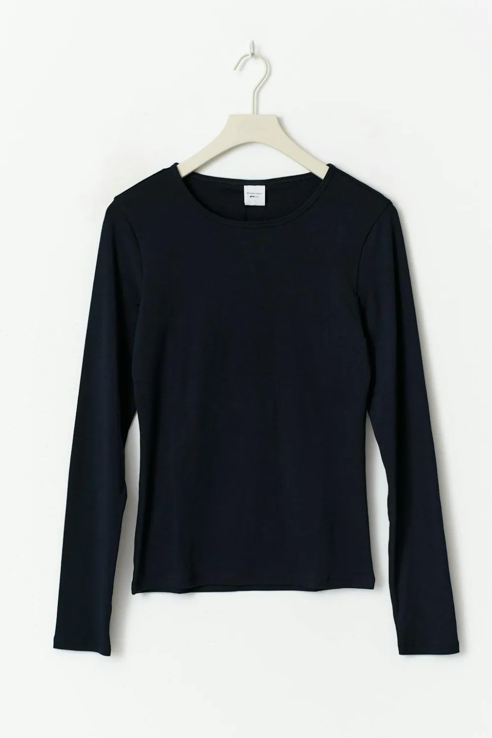 Gina Tricot Tight fit ong eeve top Blå